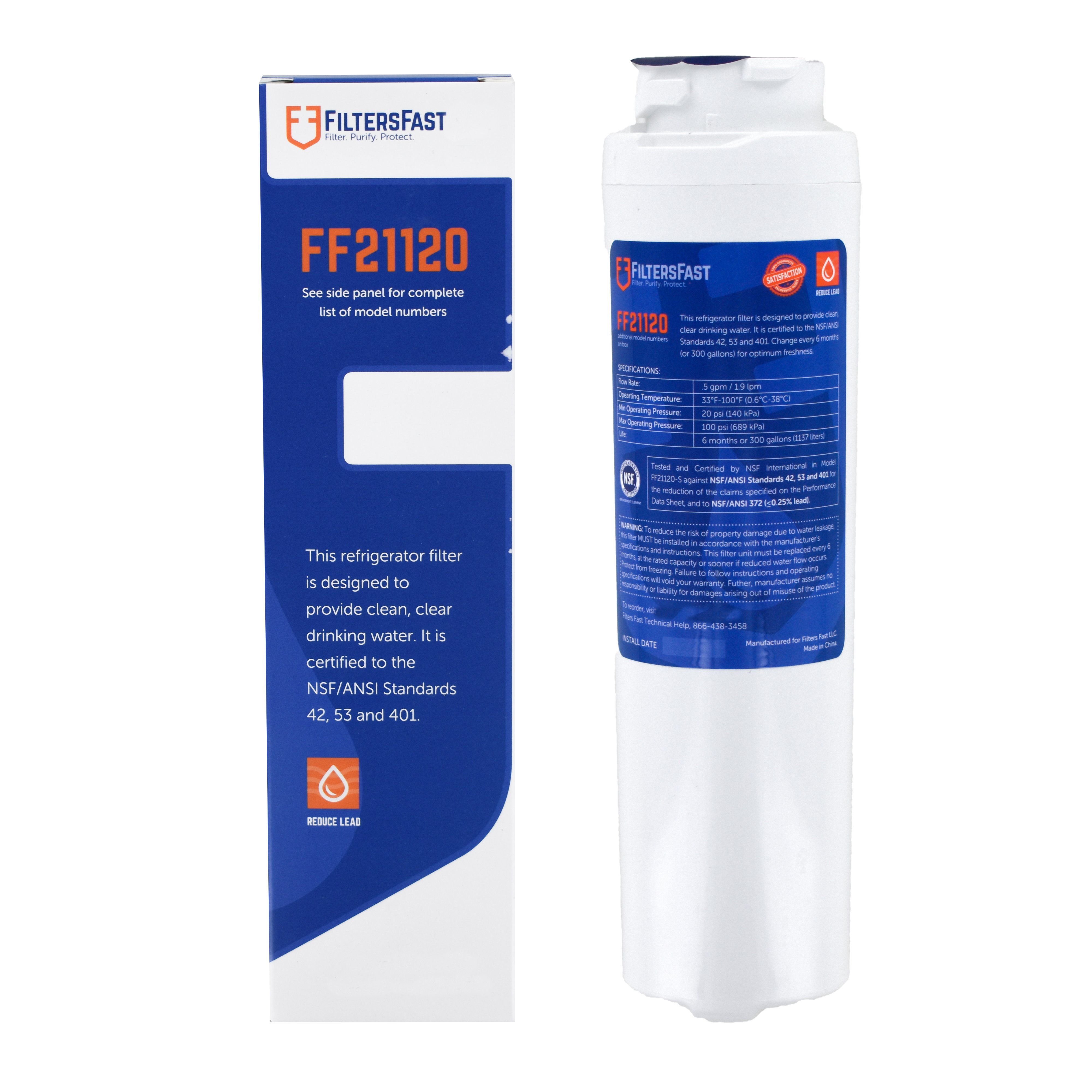 Filters Fast® FF21120 Replacement for ClearChoice CLCH113