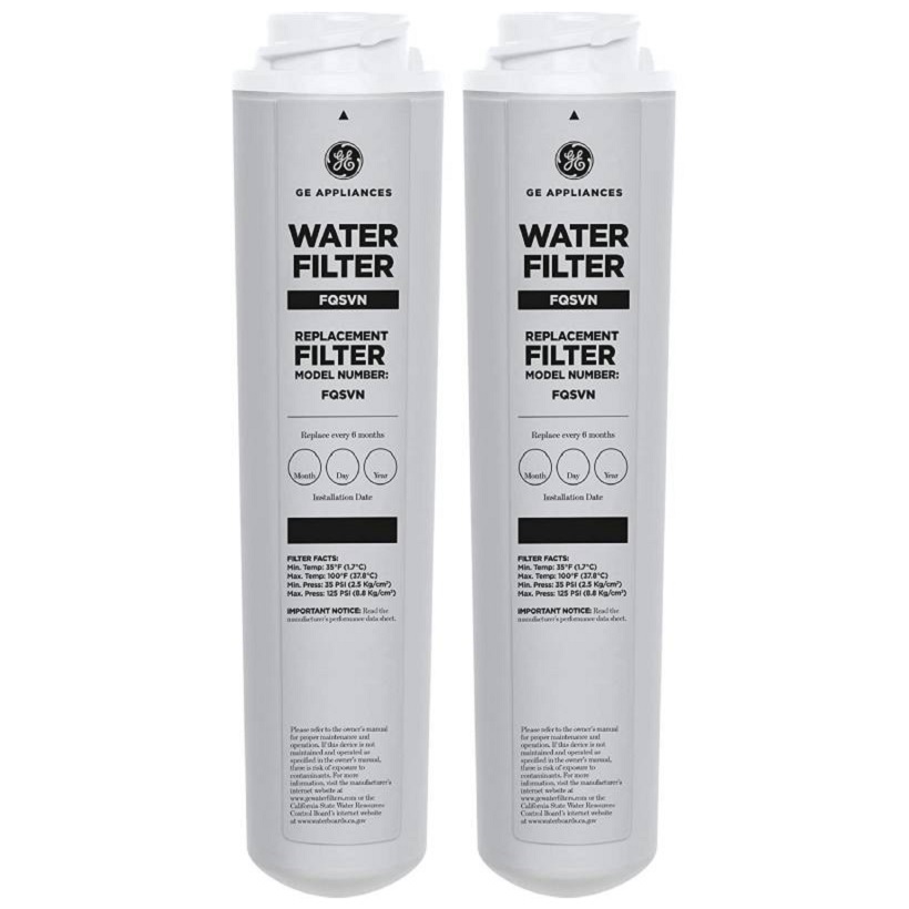 GE Refrigerator Filter GQSV65R replacement part GE FQSVN Replacement For GE FQSVF Dual Stage Water Filters- 2-Pack