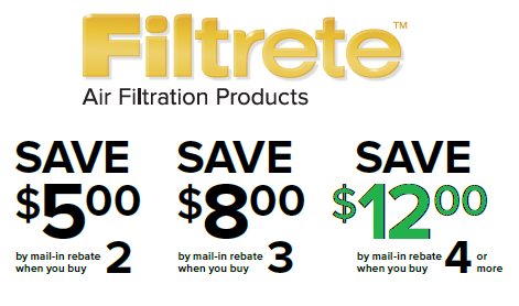 3M Filtrete 4 Inch Allergen Reduction Filter Sale $60.32