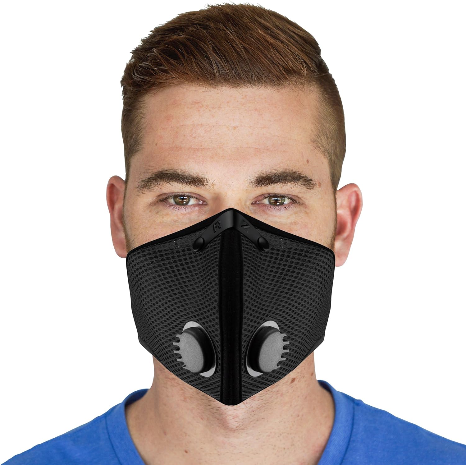 M2 Mesh Black Facemask by RZ Mask - Meets N95 & N99 Standards