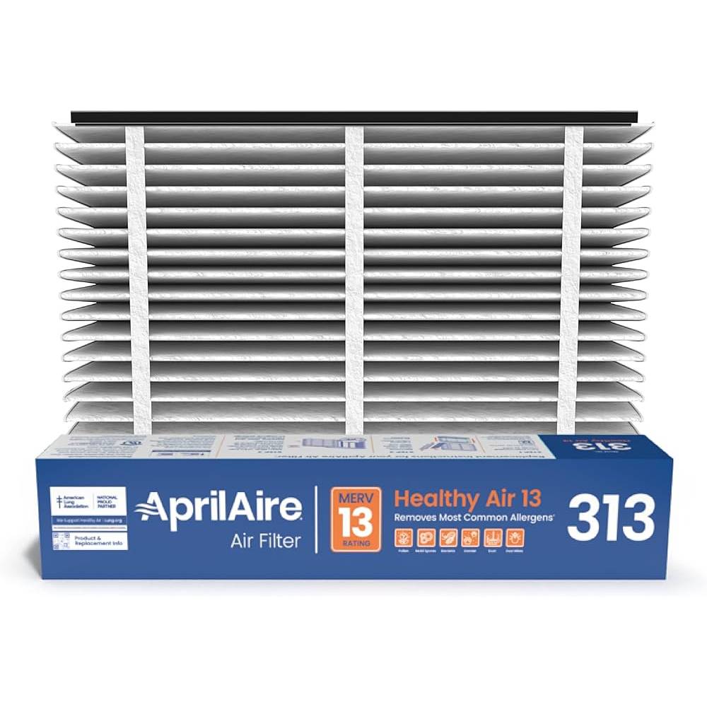 AprilAire 313 MERV13 Healthy Home Air Filter For Whole-Home Air Purifiers