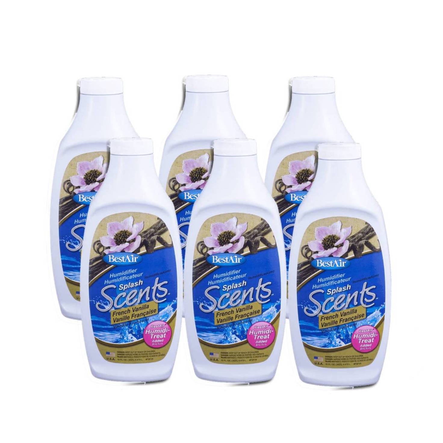 French Vanilla Splash Scents Humidifier Fragrance - 6-Pack