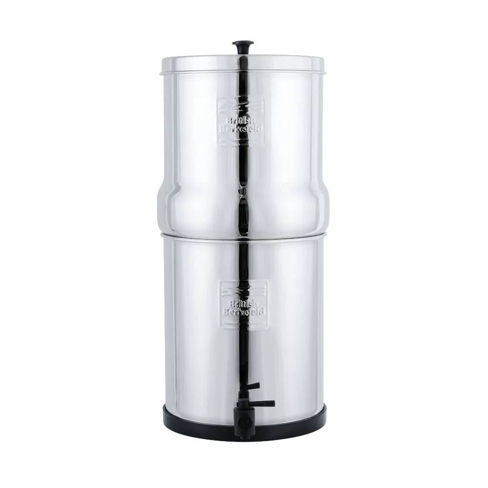 British Berkefeld® W9361168 Stainless Steel Gravity System with Ultra Fluoride Ceramic Filters