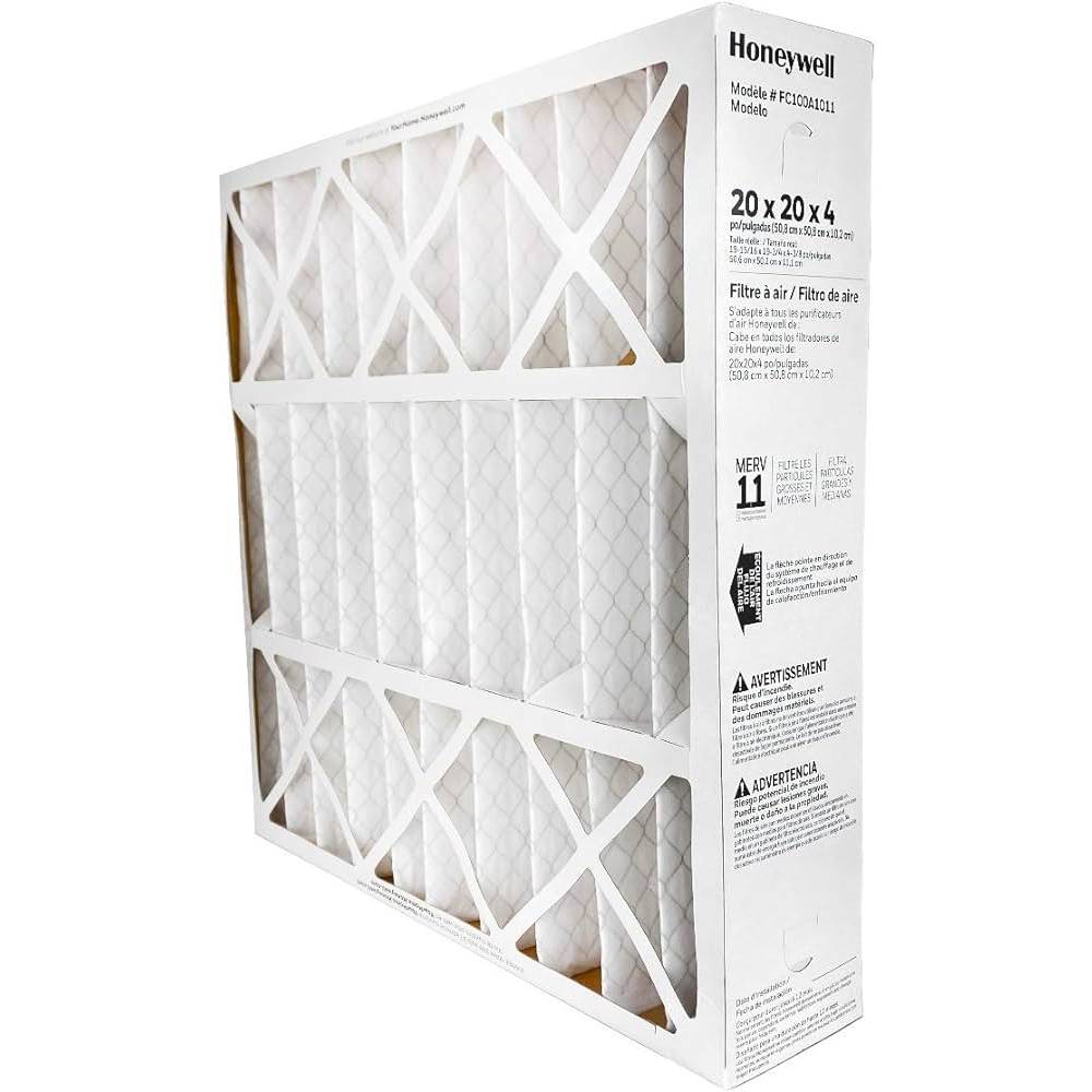 Honeywell FC100A1011 20x20x4 MERV 11 Furnace & AC Air Filter