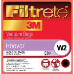 Hoover ALL HOOVER WINDTUNNEL 2 UPRIGHT VACUUMS replacement part - Hoover W2 Vacuum Bags by 3M Filtrete 3-Pack