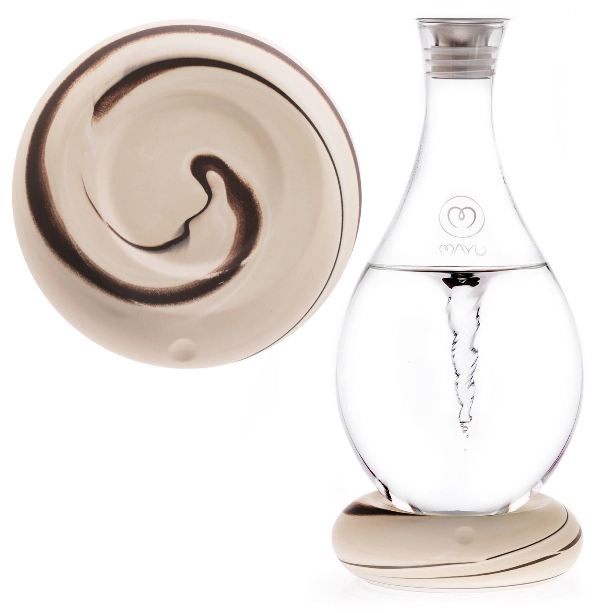 Mayu Swirl Water Carafe & Base