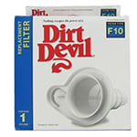 Dirt Devil DIRT DEVIL SWIFT STICK 083410 replacement part - Dirt Devil F10 Vacuum Filter Cartridge