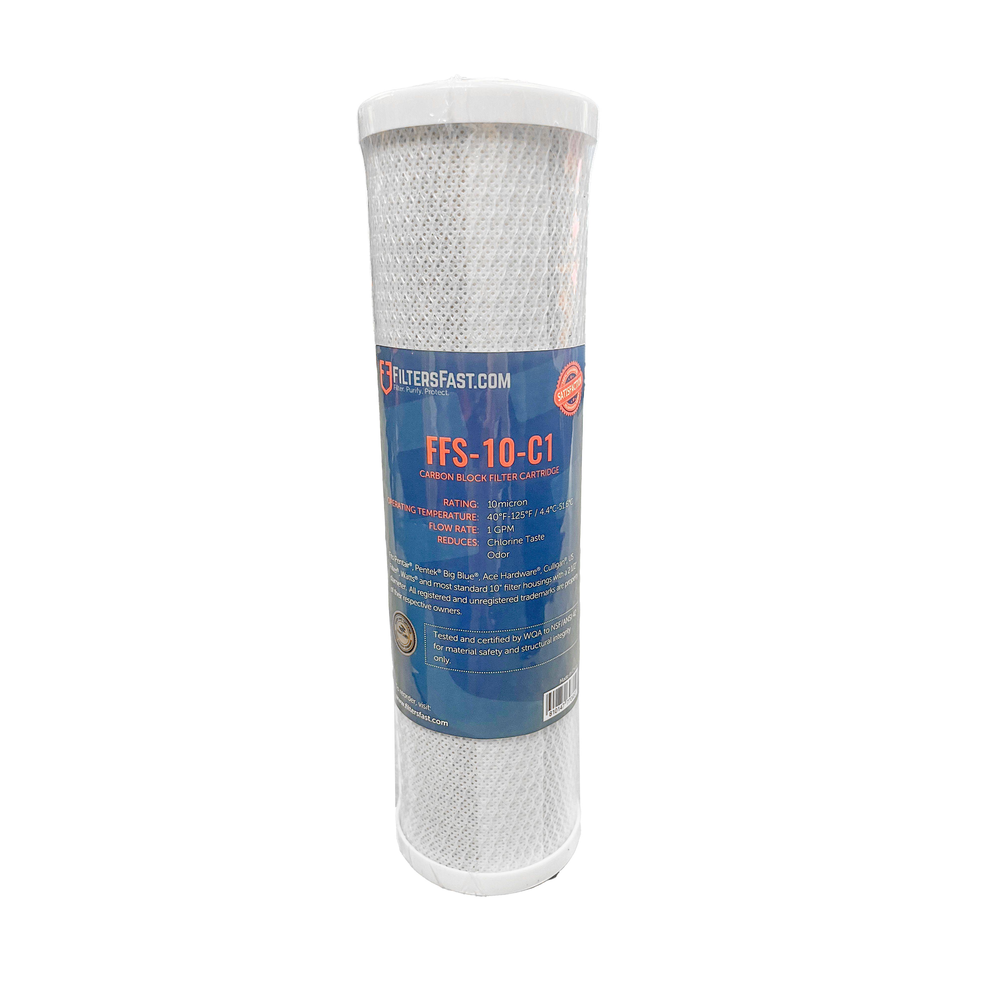 Filters Fast® FFS-10-C1 Replacement for Pentek C1, GE FXWTC Sediment Water Filter Cartridge