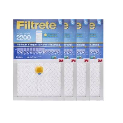 Filtrete Smart Air Filter S-EA01-4 16"x25"x1", 2200 MPR - 4-Pack