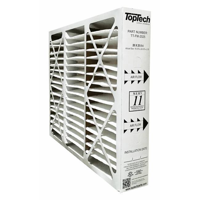 TopTech TT-FM-2025 Techpure 20x25x4 MERV 11 Filter